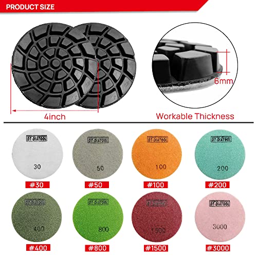 Diamond Floor Polishing Pads Resin Bond Terrazzo Floor