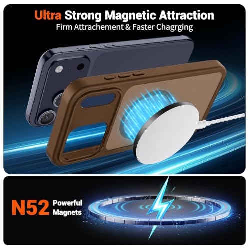 Image of AIBEX Back Cover Case for Apple iPhone 17 Pro Max MagSafe Compatible | Slim Case with Wireless Charging Support | Anti-Scratch, Anti-Fingerprint & Lightweight Military-Grade Protective Cover - Purple