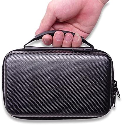 Hard Shell Diabetes Testing Kit Case Diabetic Supply Travel Bag Organizer for Glucose Meter, Blood Sugar Test Strips, Lancets, Lancet Device, Pen Needles, Syringes, Alcohol Swabs, Medication (Black)