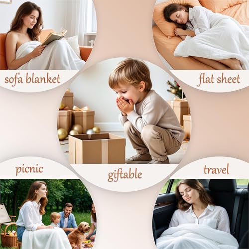 Couverture colibri douce plaid polaire chaleureux pour réconforter toute la famille - 7