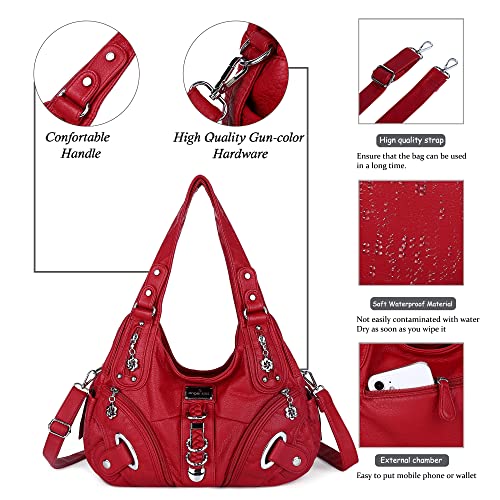 Image of Angelkiss Hobo Purses and handbags for Women Satchel Handbag Women Purses Large Daily Shoulder Bags