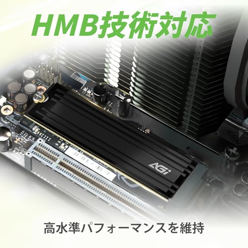 Image of AGI AI828 1TB SSD PCIe NVMe 4.0 M.2 2280 Gen4 x4 with Heatsink, Read Speeds Up to 7400MB /s for High End Computing, Gaming. Work with PS5, Internal Solid State Drive - AGI1T0G44AI828