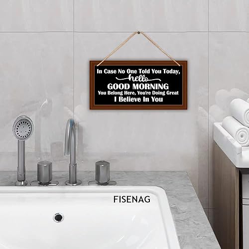 Miniatura 7 de Letrero de bienvenida, placa colgante de madera de Welcome-ish, divertido letrero de madera colgante de 11.8 x 5.9 pulgadas