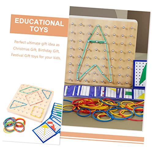 Toyvian 4 Conjuntos De Placa De Montessori Brinquedo De Madeira Para Uso Do Aluno