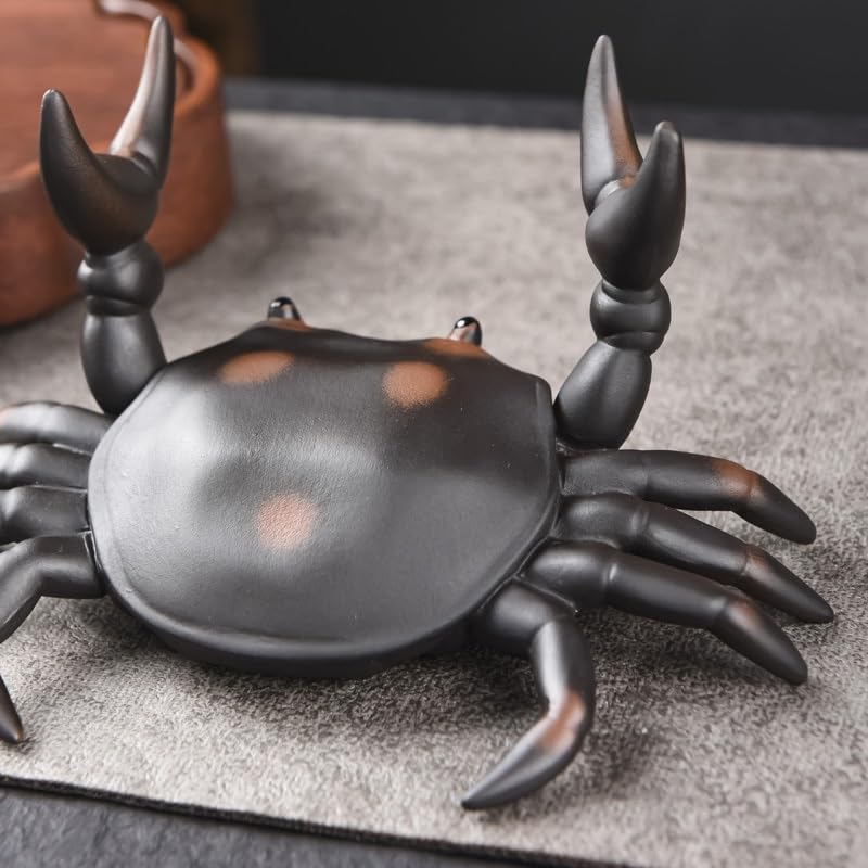 Figurka Herbata Zwierzę Domowe Ceramiczne Fioletowy Piasek Kung Fu Zestaw Herbaty Kreatywna Herbata Ozdoby Dla Zwierząt Krab Herbata Stół Do Zabawy Stolik Dla Zwierząt Fortuna Zestaw