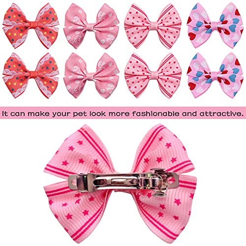 Pet Show PETSHOW0241 20Pairs Big Bowknot Dogs Hair Bow Clips With French Barrette Clip thumb #2
