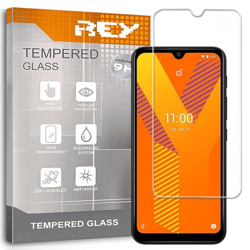 REY Verre Trempé pour WIKO Y62 - Y62 Plus, Protecteur d'écran qualité supérieure
