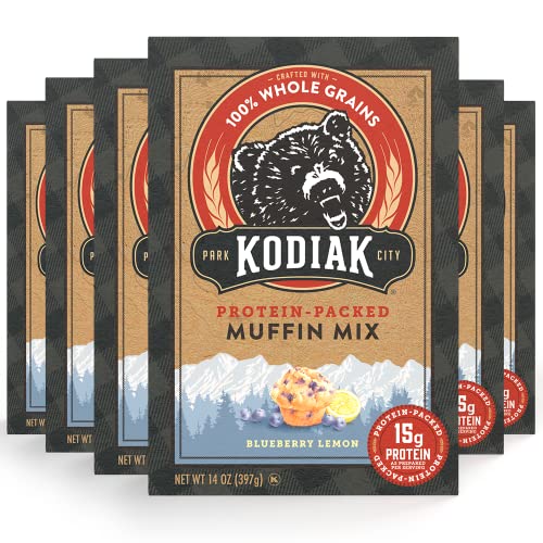 Kodiak Cakes Power Bake, Protein Muffin Mix, Blueberry Lemon, 14 Ounce (Pack Of 6) #TOP5