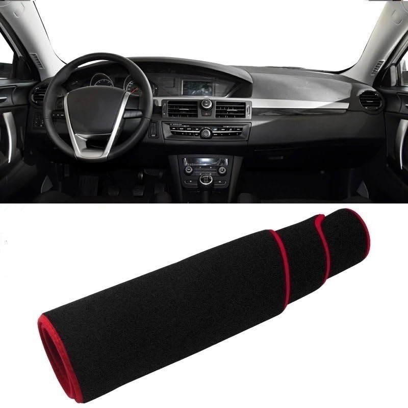 Tapis anti-dérapants de tableau de bord pour MG 6 2010-2016 avec bordure rouge LHD