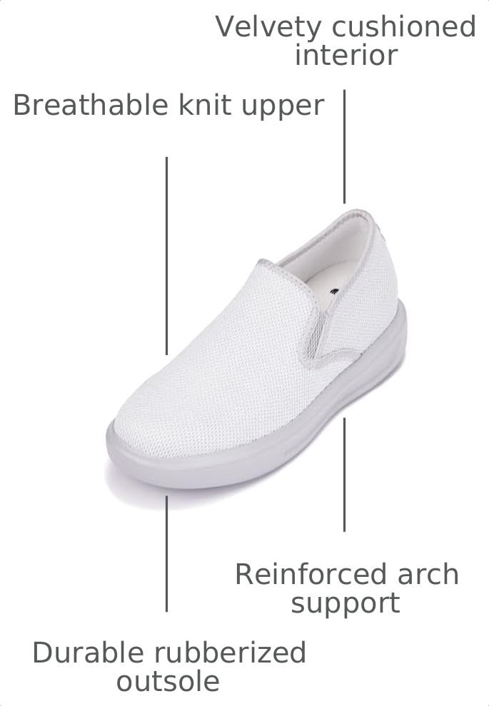Image of CALTO Men's Invisible Height Increasing Elevator Shoes - Fashion Lightweight Slip-on Sporty Sneakers - 2.8 Inches Taller