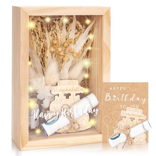 YYSWSAKY Geldgeschenke Geburtstag, Geburtstag Geldgeschenke Verpackung Wunscherfüller, Happy Birthdâ€¦ – Miniatur