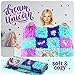 Pretty Me Unicorn Tuck N' Tie Fleece Blanket Kit - DIY Crafts for Girls Ages 6+ Year Old - Best Arts & Craft Girl Gifts Ideas - No Sew Blanket Making Kit - Kids Gift Toys Kits