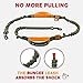 Pet Dreamland Trending Hands-Free Dog Leash for Large Dogs. Ultimate Comfort & Freedom. Premium Quality & Versatile Waist Leash Belt. Your Dog Will Absolutely Love This Amazing Leash (Khaki & Orange)