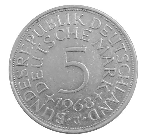 Preisvergleich Produktbild 5 DM Silberadler 1968 Die bundesdeutsche Legende Der Heiermann