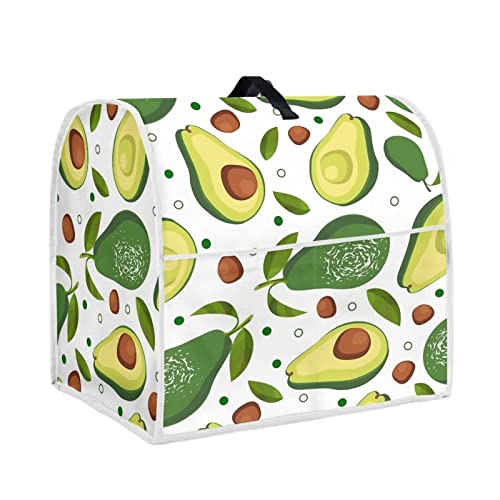 GLENLCWE Green Avocado Kitchen Aid Mixer Cover Stand Mixer Cover Dust Cover Organizer with Pocket and Top Handles for Holiday Kitchen