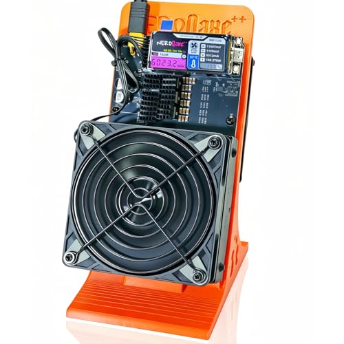 Upgraded NerdQaxe++ Rev 6.1 6TH/s, Bitcoins Miner with 4 Pieces BM1370 Asic Chip, 105W Lottery...