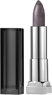 Maybelline New York Color Sensational Silver Lipstick Metallic Lipstick, Smoked Silver, 0.15 oz