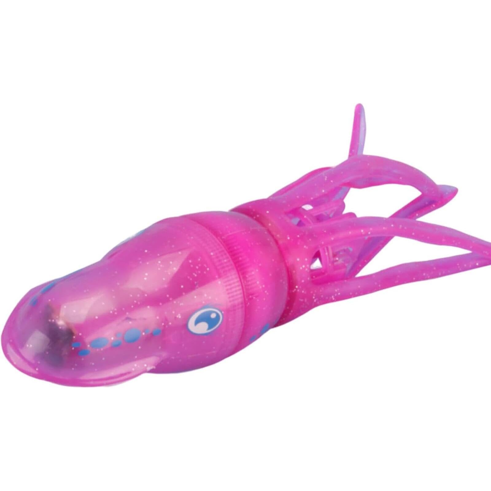 Electric Diving Squid Bath & Pool Toy, Automatic Swimming Water Toy for Kids, Glittery Pink Sensory Play Toy for Bathtub and Swimming Training, Perfect Holiday and Birthday Gift