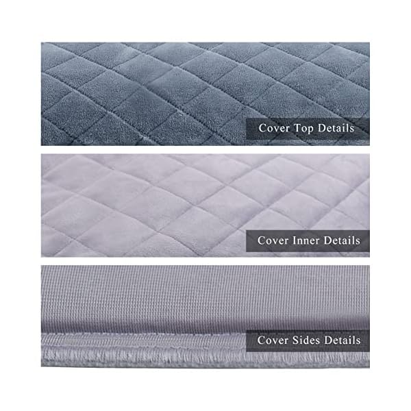 Hero Dog Large Dog Bed for Large Dogs, 39-Inch Super Soft Orthopedic Dog Bed with Non Slip Bottom – Washable Pet Sleeping Beds with Removable Cover, Light Blue L Hero Dog Large Dog Bed for Large Dogs, 39-Inch Super Soft Orthopedic Dog Bed with Non Slip Bottom – Washable Pet Sleeping Beds with Removable Cover, Light Blue L
