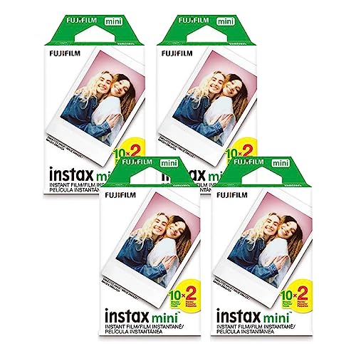 Fujifilm instax mini Instant Daylight Film Pack, 20 Exposures (4-Pack)