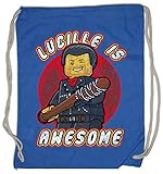 140 g/m² Urban Backwoods Lucille Is Awesome Bolsa de Cuerdas con Cordón Gimnasio
