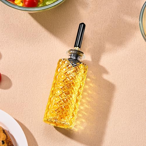 Image of gegewawa 1pcs Glass Coffee Syrup Dispenser Bottles 5 OZ, Simple Syrup Bottles with Metal Pour Spout, Syrup Dispenser for Coffee Bar Accessories for Maple Honey Syrup Oil and Sauces