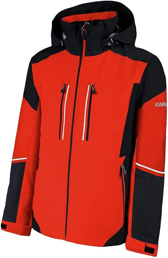 Amazon.com : KARBON Hydrogen Insulated Ski Jacket Mens Red Large