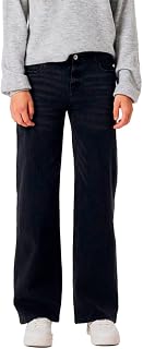 Lmtd Damen Nlfteppi DNM Nw Wide Pant Noos, Black Denim, 170