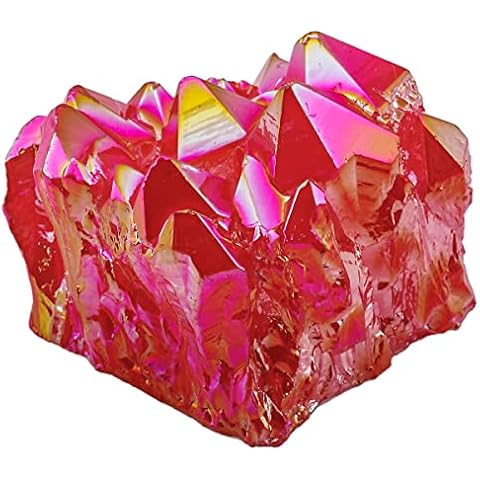 Shanxing Ruby Red Titanium Quartz Crystal Ornament Cover