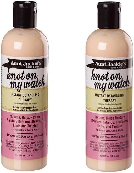 Aunt Jackie's Knot On My Watch Instant Detangling Therapy, 12 oz (2 Pack)