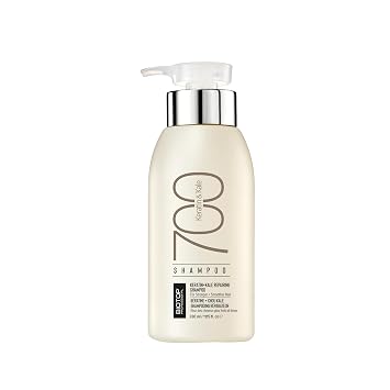 Biotop Professional 700 Keratin + Kale Hair Shampoo - Damaged Hair Repair Rich in Vitamins A, C + K - Fights Frizz & Reduces Breakage in Coarse, Thick Hair 11.15 fl oz
