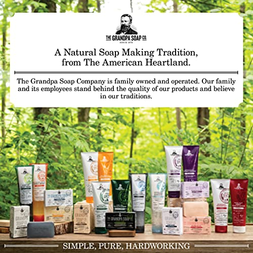 Buttermilk Conditioner By The Grandpa Soap Company | Unisex | Buttermilk, Coconut Oil & Avocado Oil | Nourish Dry Or Damaged Hair | Clean Conditioner | Sulfate-Free | 8 Fl. Oz. Tube #TOP5