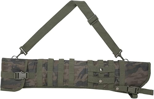 Miniatura 10 de Funda táctica para rifle de escopeta ajustable, correa de hombro para caza al aire libre, funda Molle