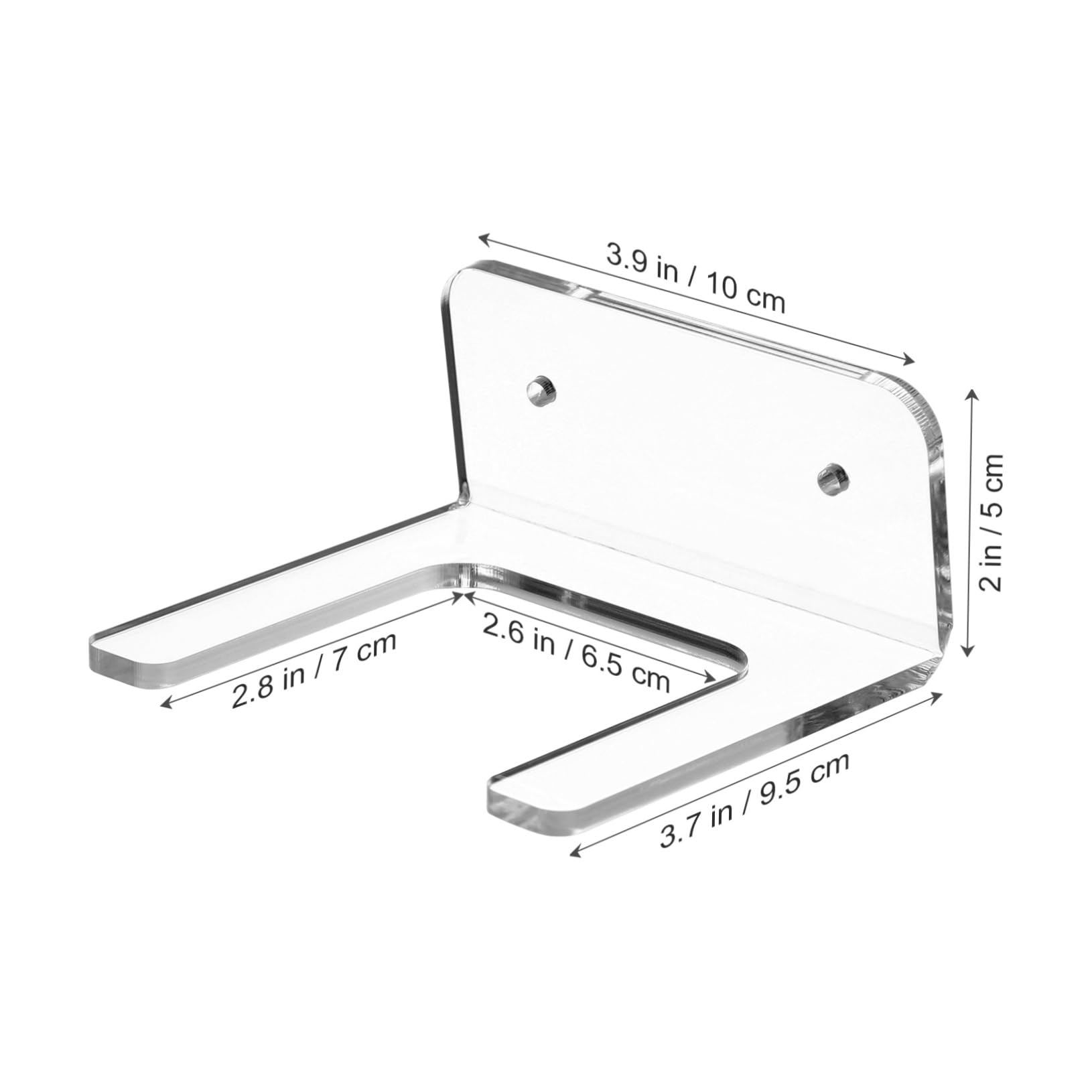 ifundom 9sets Gancio Per Chitarra Parete Acrilico Trasparente Supporto Pratico Per Chitarra Acustica Ed Elettrica Facile Installazione e Design Elegante Per Esposizione Artistica