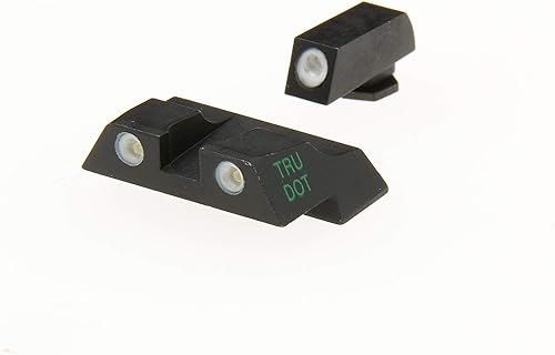 Miniatura 10 de Meprolight Tru-Dot - Juego de miras nocturnas de tritio compatible con Glock 19 17 20-25 26 27 28-35 37 39 43 43x 42 48 tritium miras fijas