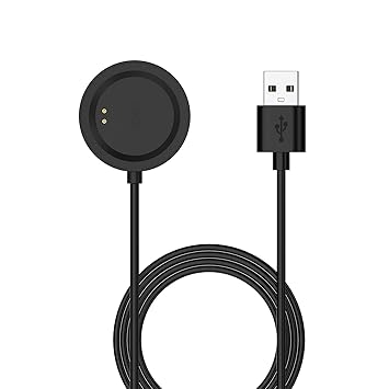 OBOE Magnetic Wireless Charging Dock Compatible With One Plus Watch Charger Stand Usb Charger Cable (Black), Smartwatch, Black