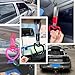 Holy Feather Tsurikawa Car Handle Strap - Drift in Style with JDM Accessories(Heart: Blue/White)