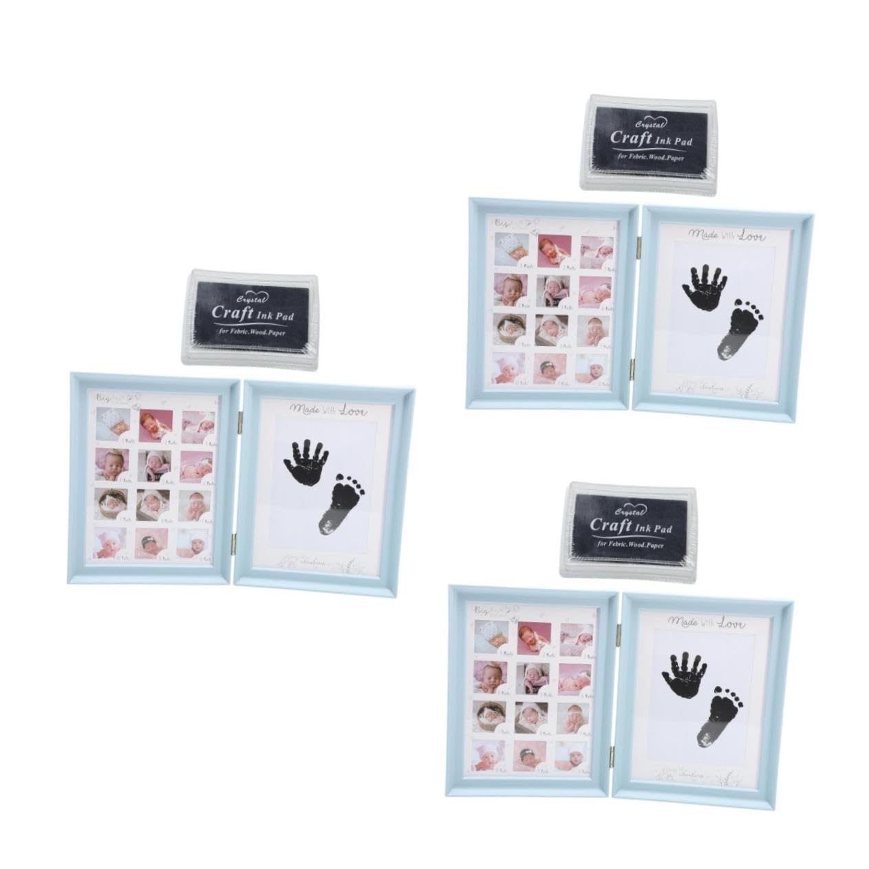 Cadre photo pour main et pied de bébé, décoration artistique de souvenir