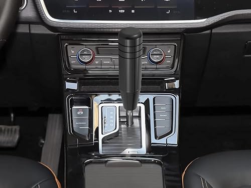 Vista 3 de Lunsom Pomo de palanca de cambios de aluminio de 5 pulgadas, mango de palanca de cambios de aleación larga, cabezal de cambio automático