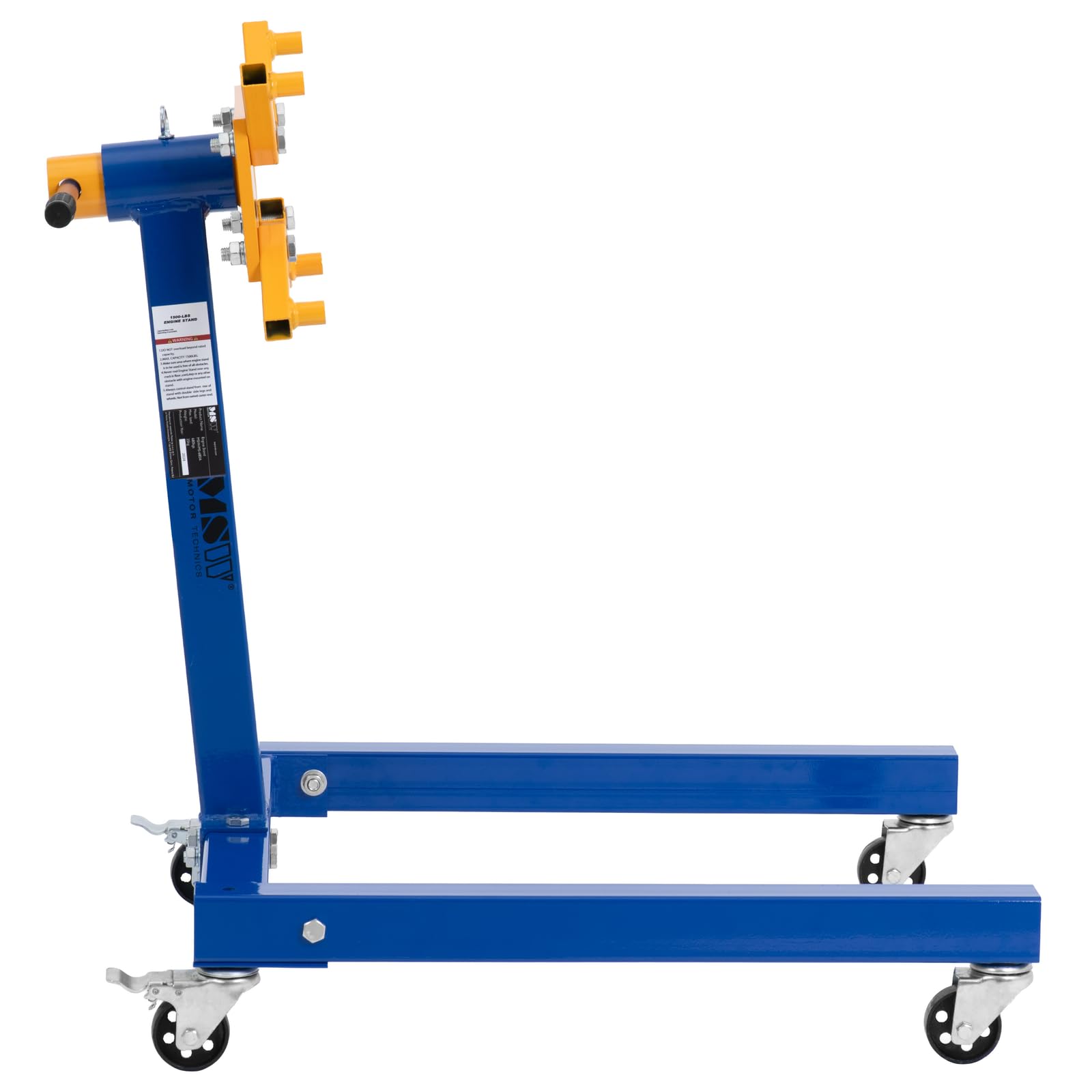 MSW Soporte para Motor (hasta 680 kg, 4 Ruedas pivotantes, Giratorio 360°)