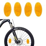 XIWUPO Speichen Katzenaugen, Reflektoren Fahrrad, Reflektoren Fahrrad Speichen, Reflektor Fahrrad, Fahrrad Reflektor, Fahrrad Reflektoren Set, 4er Set, Unisex