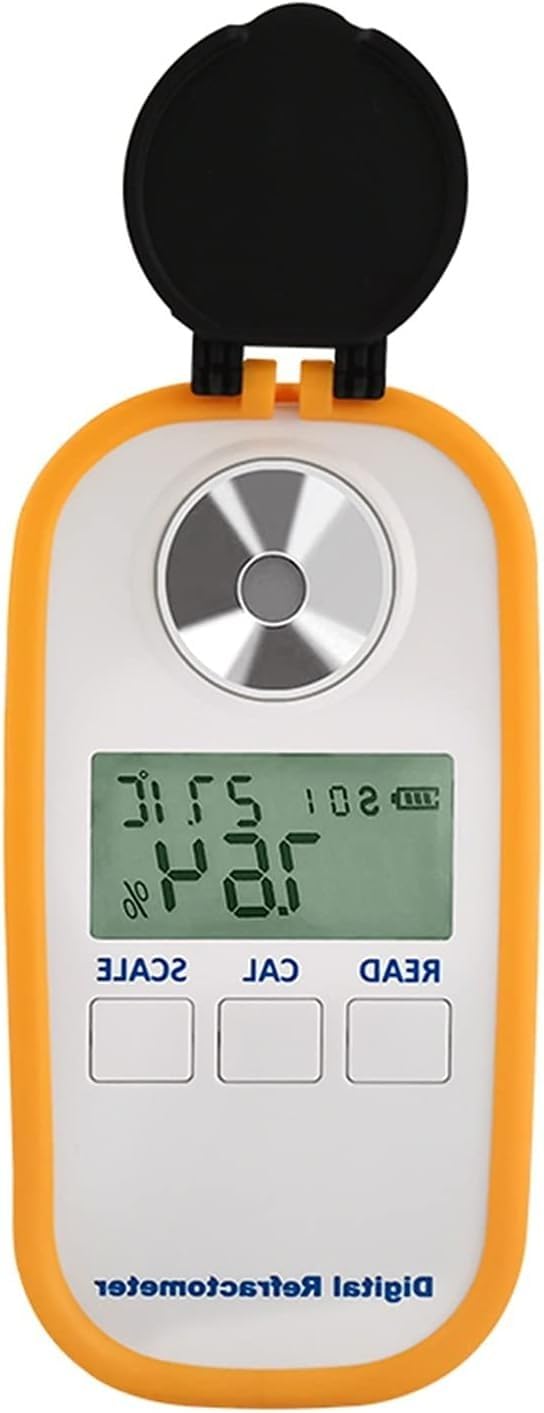Refractometer Soybean Milk Concentration Meter,0-25.0% Digital Soymilk Concentrometer Refractometer 0.0-50.0% Sugar Tester