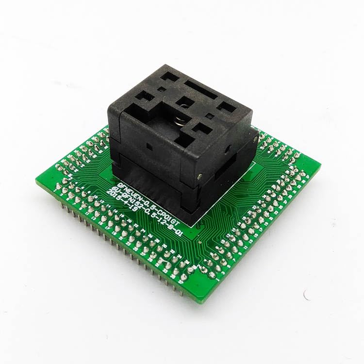 Wiring Connecting Terminals - IC550-0484-004-G Programming Socket QFN48 MLF48 IC Test Adapter Pitch 0.5mm Clamshell Chip Size 7 * 7 Flash Adapter Burn in Socket