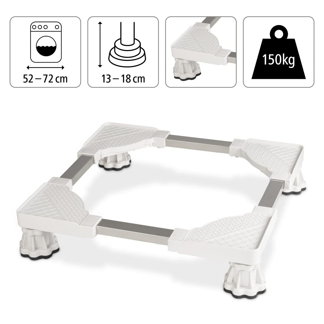 Xavax | Pedestal Ajustable para Lavadora y Secadora