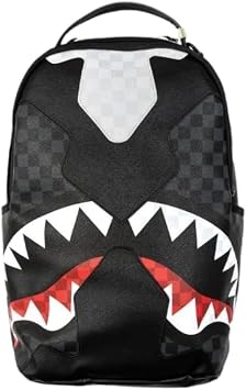 SPRAYGROUND - Backpack - Dimensions 45 cm x W 29 cm x D 15 cm - Front pocket with zip - Ergonomic rear padding in mesh - Adjustable straps, Black, One Size