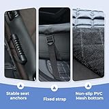 KYG 4-in-1 Waterproof & Scratch Proof & Nonslip Seat Cover Dog Hammock for Car Back Seat with Seat Anchors, Machine Washable, Durable, Dog Car Hammock Universal fits Cars Trucks SUV 135x147cm - Image 5