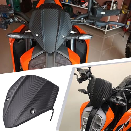 Pare-brise moto pour DUKE 790 et 890 carénage avant de phare noir 2018-2023