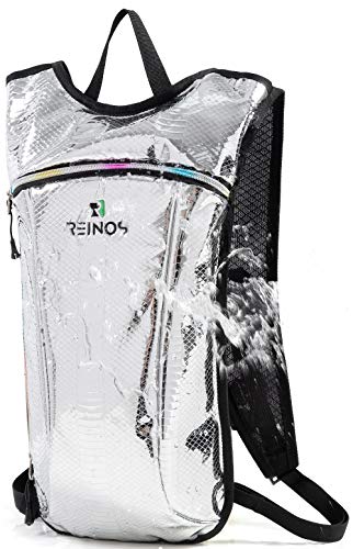 Hydration Backpack - Light Water Pack - 2L Water Bladder Included for Running, Hiking, Biking, Festivals, Raves