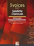 moderne chormusik noten  3 voices Band 2 - Geistliche Chormusik: 266 Chorstücke für Konzert, Gottesdienst & Feier für 3 gemischte Stimmen S-A-M (Sopran – Alt - Männer)