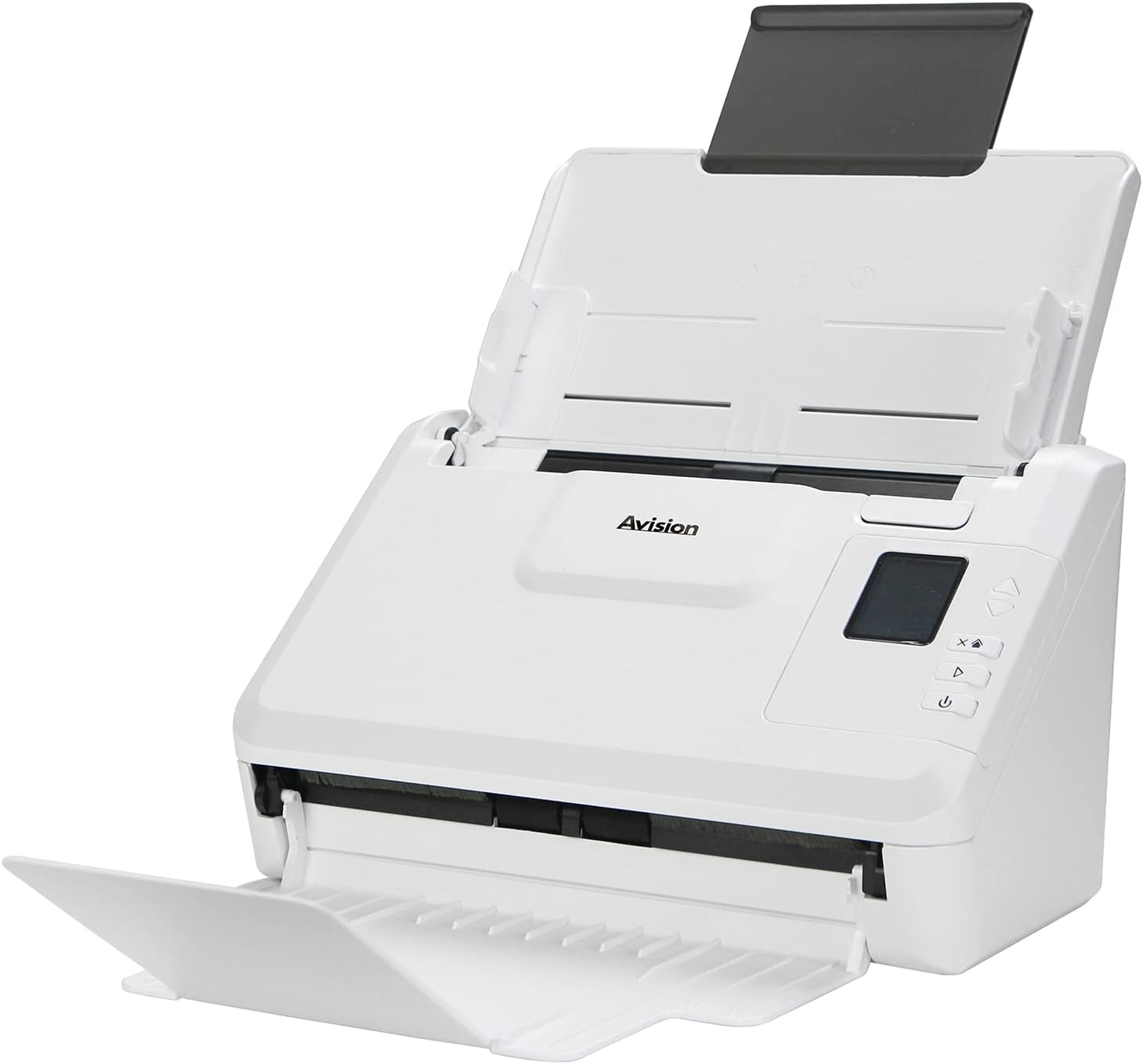 Avision AD340G Scanner with covers open